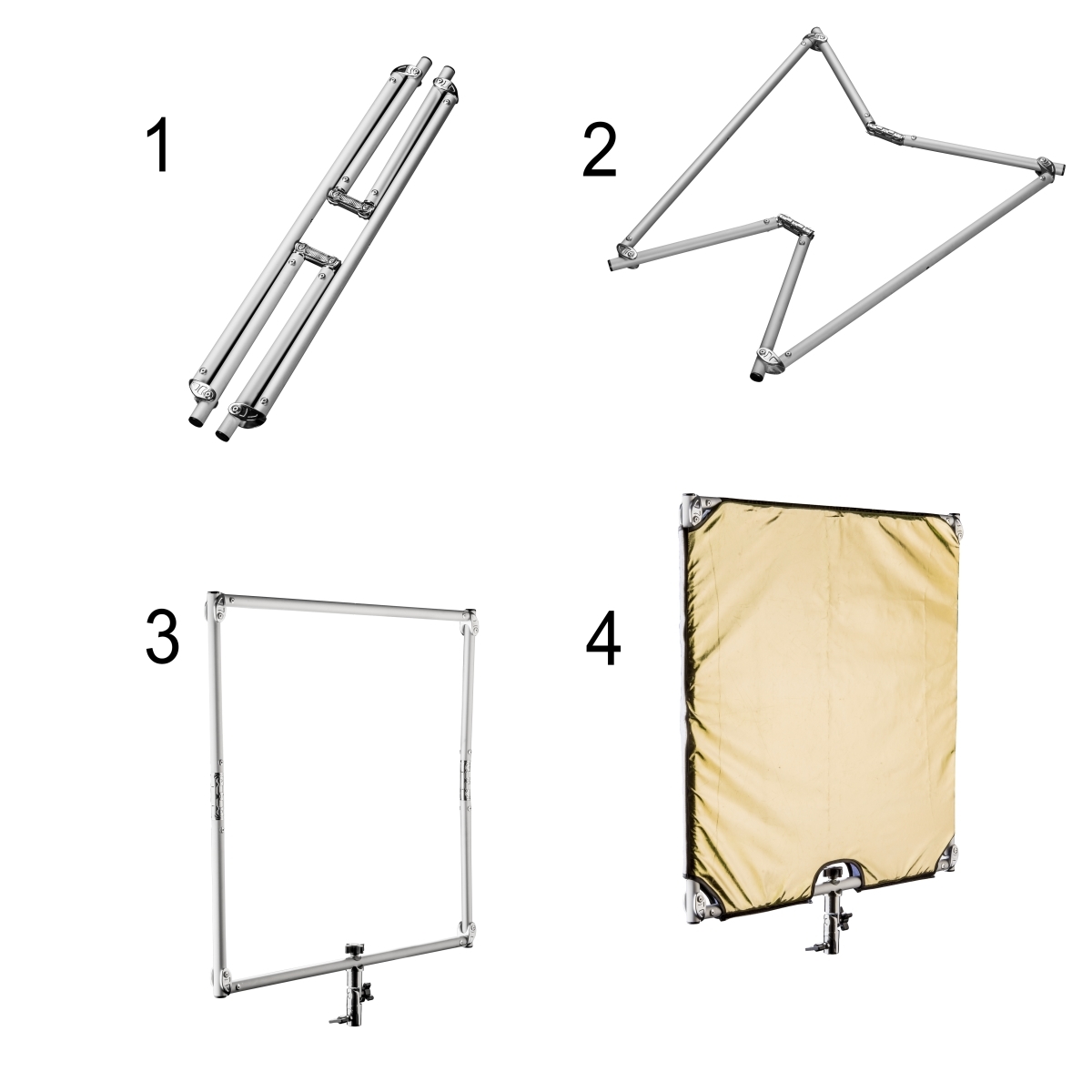 Walimex pro 5en1 Panel ventanaDifusor plegable 90x90cm + Grip - Imagen 8